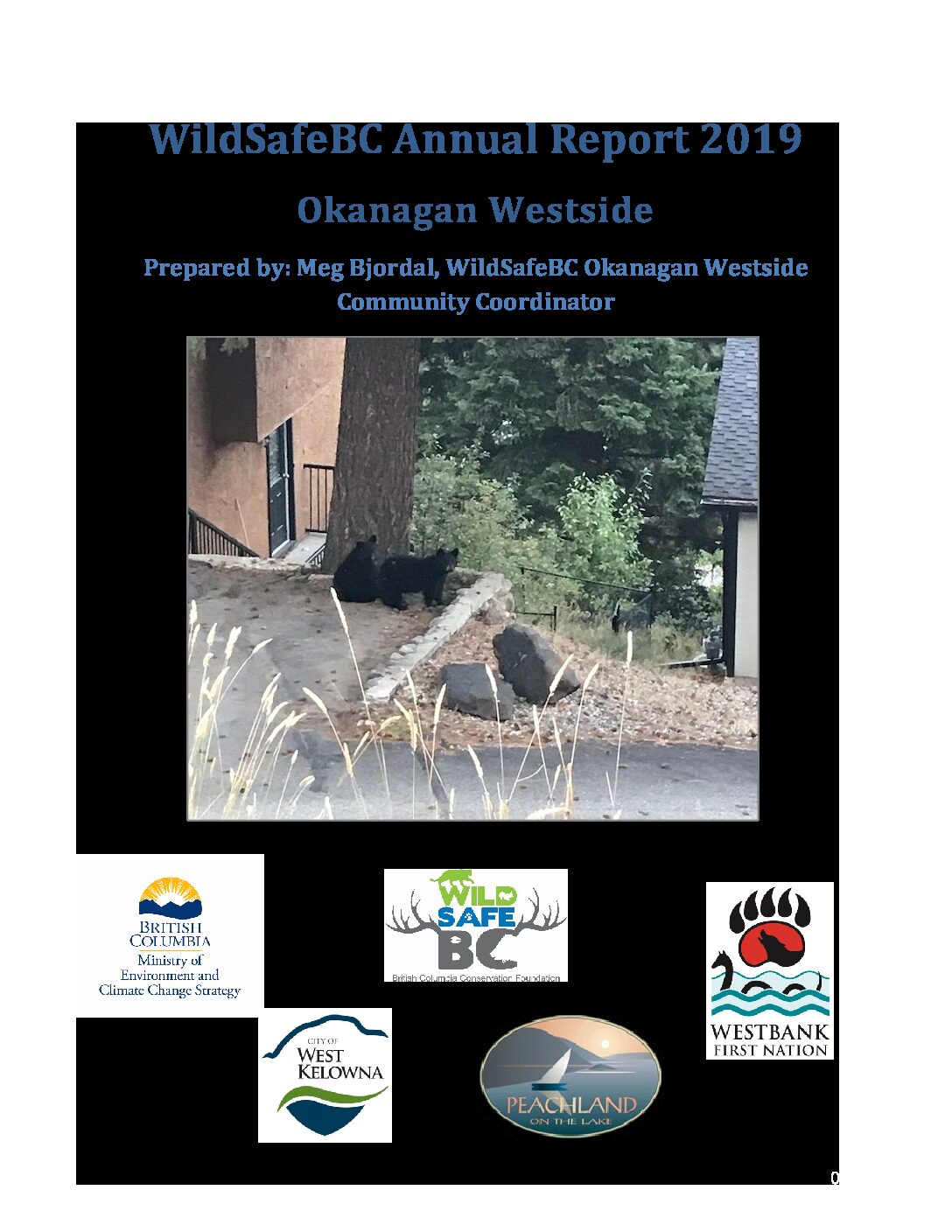 WildSafeBC Okanagan Westside Annual Report 2019 – WildsafeBC