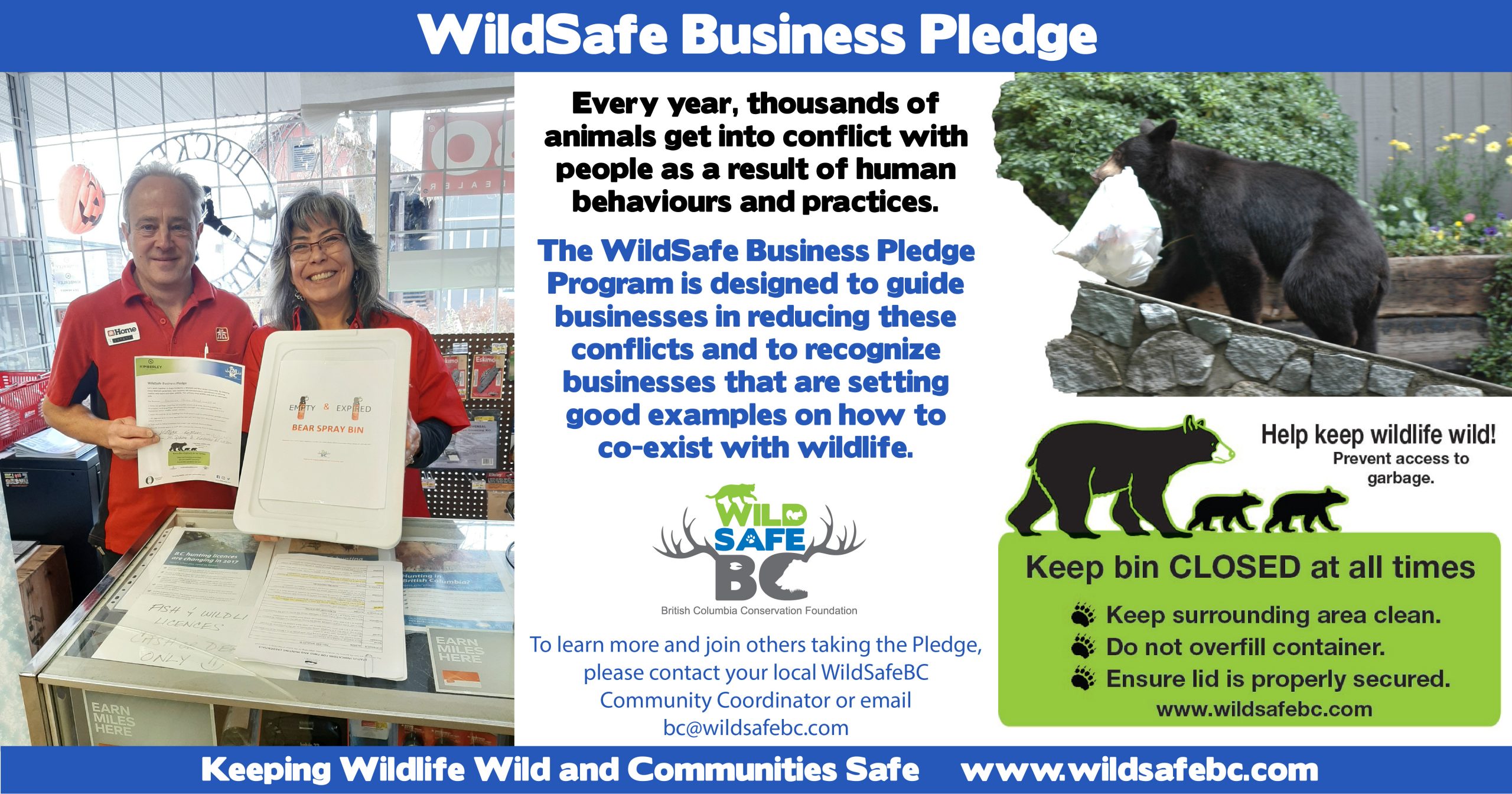 WildSafe Business Pledge