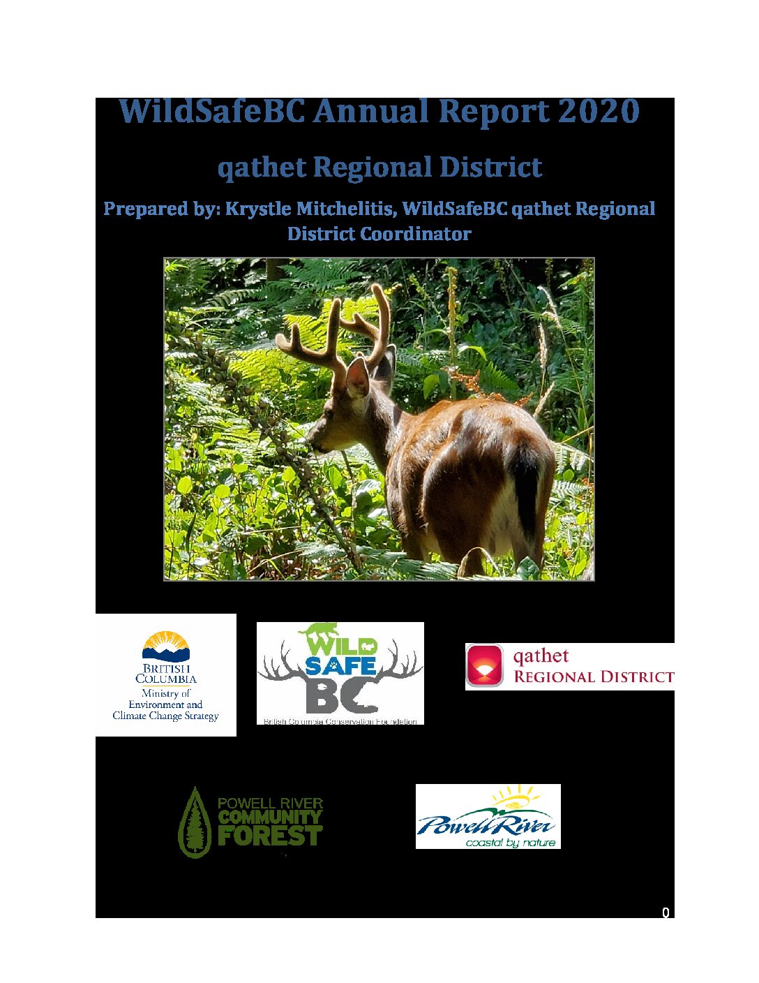 WildSafeBC qathet Regional District 2020 – WildsafeBC